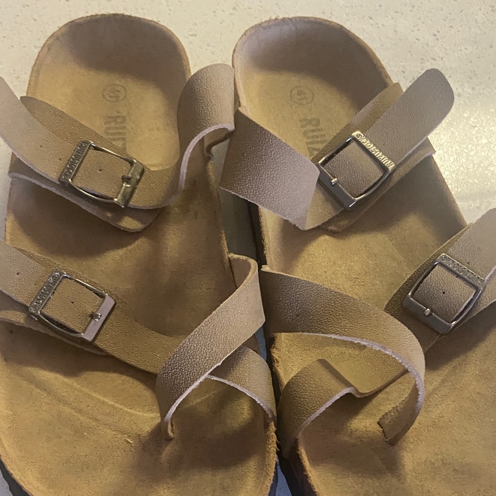 Womens Tan Sandals